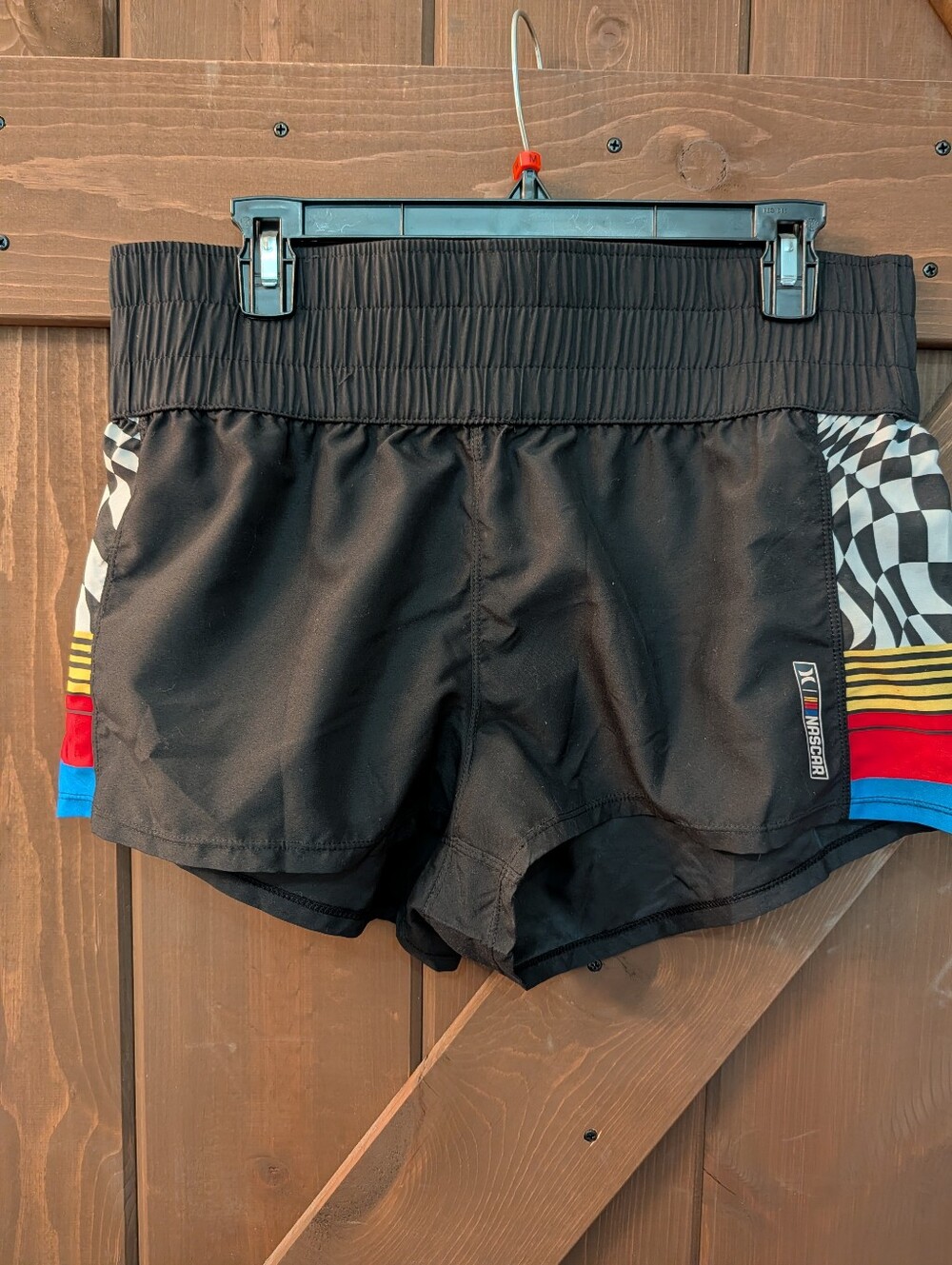 Hurley Black Shorts with Red, Yellow & Blue Accents